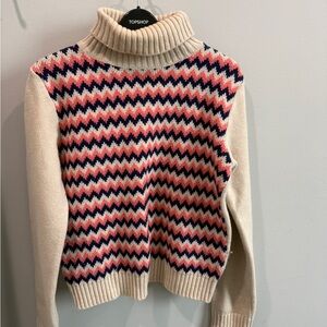 A.P.C. Chevron Patterned Knit Sweater